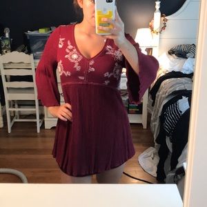 Beautiful burgundy dress